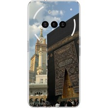 TechTree Nothing Phone (3A) Uyumlu Manevi Huzur Kabe Kapısı Umre Baskılı Silikon Kılıf