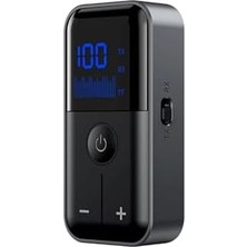 Bluetooth 5.4 Kablosuz Ses Alıcı-Verici Adaptör, LCD Ekranlı, 10 Metre Menzilli, Tf Kart Destekli, Yüksek Kaliteli Ses Iletimi