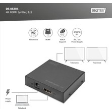 DS-46304 4K 2'li HDMI Video Çoklayıcı
