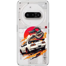 TechTree Nothing Phone (3A) Uyumlu Gtr Güneş Ejderha Tasarımlı Baskılı Silikon Kılıf