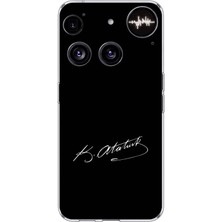 TechTree Nothing Phone (3) Uyumlu Atanın Izi Imza Baskılı Silikon Kılıf