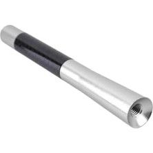 Uni̇versal Gri Karbon Fi̇ber Oto Çubuk Radyo Anteni̇ 12 cm