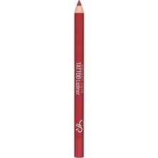 Golden Rose Tattoo Lipliner - Suya Dayanıklı Uzun Süre Kalıcı Dudak Kalemi NO:214 Poppy Red