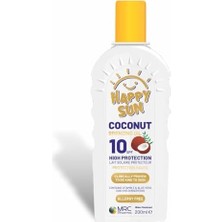 Happy Sun Coconut Spf 10 Güneş Yağı