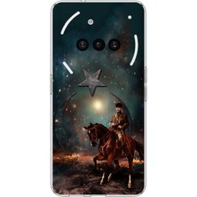 TechTree Nothing Phone (3A) Uyumlu Atatürk At Üstünde Zafer Baskılı Silikon Kılıf