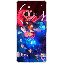 TechTree Nothing Phone (3A) Uyumlu Jujutsu Kaisen Baskılı Silikon Kılıf