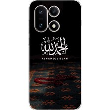 TechTree Oneplus 15 Uyumlu Elhamdülillah Tesbih Baskılı Silikon Kılıf