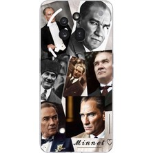 TechTree Nothing Phone (3A) Pro Uyumlu Atatürk Minnet Baskılı Silikon Kılıf