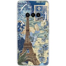 TechTree Nothing Phone (3A) Uyumlu Paris ve Eyfel Kulesi Baskılı Silikon Kılıf