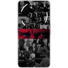 TechTree Nothing Phone (3A) Uyumlu Atatürk Gözler Tasarım Baskılı Silikon Kılıf