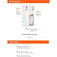 3 Aşamalı Aydınlık Görünüm Sağlayan Maske 3 Whitening Mask