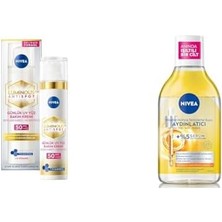 SPF50 LUMINOUS630 Thiamidol Leke Karşıtı Güneş Koruyucu 40ML ve Micellar Makyaj Temizleme Suyu 400ML