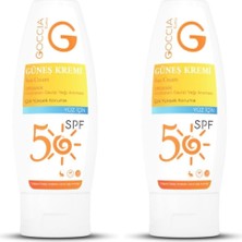 Güneş Kremi- 50 Spf Geniş Spektrumlu Koruma ve Doğal Nem Desteği- Sun Cream 75ML (2 Paketi)