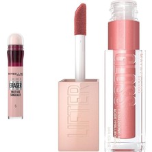 New York Anti Age Eraser Kapatıcı- 05 Brighten & New York Lifter Gloss Nemlendirici Dudak Parlatıcısı - 003