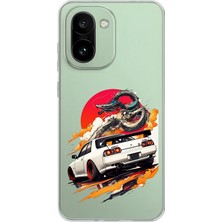 TechTree Oneplus 15R Uyumlu Gtr Güneş Ejderha Tasarımlı Baskılı Silikon Kılıf