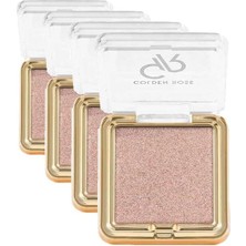 Sparkle Glow Eyeshadow No: 54 Mercury - Kremsi Dokulu Işıltılı Göz Farı (4 Paketi)