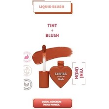 Lyshee Likit Allık - Doğal Işıltılı Bitiş - Mini Kalp Kutlu - Vegan Içerikli (Joy)