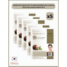 Dermal Yenileyici, Besleyici ve Nemlendirici Salyangoz Özlü Kollajen Maske 23 gr 5 Adet