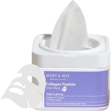 Mary&may Kolajen Peptit Içeren Kırışıklık Karşıtı Maske Paketi 1 Adet / 400 gr