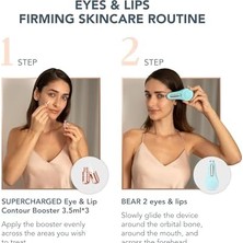 Foreo A Wink 'n' A Smile Paketi - Bear 2 Eyes&lips Mikro Akım Masaj Cihazı + Foreo Supercharged Göz, Dudak Çevresi Güçlendirici Serum 3x3.5ml