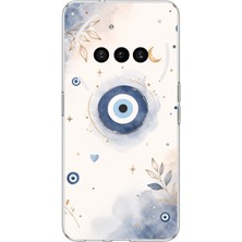 TechTree Nothing Phone (3A) Uyumlu Şans Getiren Nazar Tasarımı Baskılı Silikon Kılıf