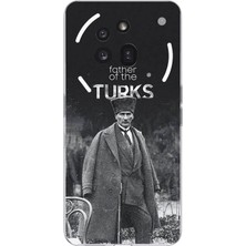TechTree Nothing Phone (3A) Pro Uyumlu Atatürk'ün Mirası Baskılı Silikon Kılıf