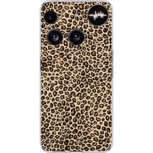 TechTree Nothing Phone (3) Uyumlu Leopar Tasarımlı Baskılı Silikon Kılıf