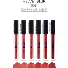 Cosmetics Velvet Blur Tint Kadife Bitişli Nemlendirici Mat Ruj - 04 Red - Pembe