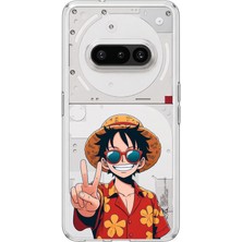 TechTree Nothing Phone (3A) Uyumlu Monkey D. Luffy Tasarımlı Baskılı Silikon Kılıf