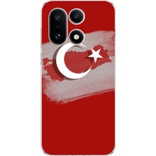 TechTree Oneplus 15 Uyumlu Türkiye Harita Detaylı Türk Bayrağı Baskılı Silikon Kılıf