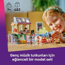 Müzik Mağazası ve Daire 42653-7 Yaş ve Üzeri Çocuklar Için 3 Mini Bebek Içeren Yaratıcı Oyuncak Yapım Seti, Doğum Günü Hediyesi, Özel Gün Hediye Fikri (483 Parça)
