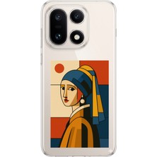 TechTree Oneplus 15 Uyumlu Bauhaus Inci Küpeli Kız Baskılı Silikon Kılıf