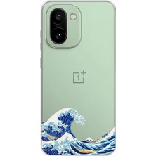 TechTree Oneplus 15R Uyumlu Kanagawa Oki Nami Ura Dalgası Tasarımlı Baskılı Silikon Kılıf