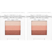 Yumuşak Dokulu, Dökülme Yapmayan 3 Renkli Göz Farı Triple Shadow No.6 (Marsala Red) (2 Paketi)