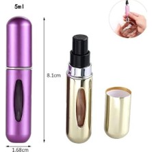 5 Adet Mini Cep Parfüm Şişesi, Dolabilir Taşınabilir Atomizer Parfüm, Koku, Kolonya Şişesi