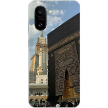 TechTree Oneplus 15R Uyumlu Manevi Huzur Kabe Kapısı Umre Baskılı Silikon Kılıf