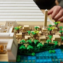 Architecture Mimari Simgeler Koleksiyonu: Keops Piramidi 21058 - Yetişkinler Için Koleksiyonluk Model Yapım Seti (1476 Parça)
