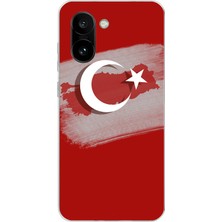 TechTree Oneplus 15R Uyumlu Türkiye Harita Detaylı Türk Bayrağı Baskılı Silikon Kılıf