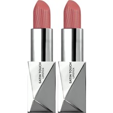 Alix Avien Uzun Süre Kalıcı Nemlendirici Pürüzsüz Etkili Yarı Mat Ruj Satin Lipstick 808 Rusty Rose (2 Paketi)