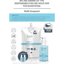 The Purest Solutions Nemlendirici ve Bariyer Onarıcı Kuru Karma Ciltler Temizleme Jeli Ekolojik Yedek Paket 400 ml