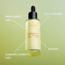 Polente Natural - C Vitamin & Squalane Serum - Aydınlatıcı Leke Serumu (C Vitamini Kompleksi) (30 Ml)