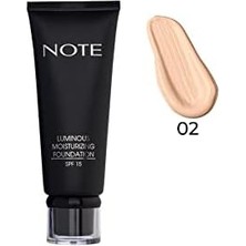 Cosmetics Luminous Moisturizing 02 Natural Nemlendirici Etkili Spf 15 Kapatıcı Fondöten