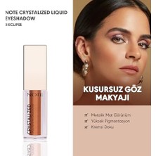 Cosmetics Crystalized Eyeshadow Likit Metalik Göz Farı, 03