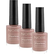 Cosmetics Nail Flawless Oje 63 Nude Pink, Pembe (3 Paketi)