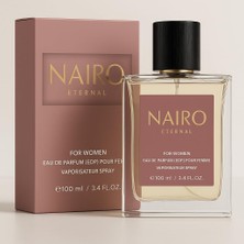 Trendy Pazars Naıro Good Eternal Kadın Parfüm 100 ml %100 Pamuk Özellikli 3 Boyutlu Desenli Beyaz Renk