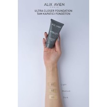 Ultra Kapatıcı Nemlendirici SPF35 Faktör ve E & C Vitaminli Fondöten - Ultracloser Foundation 02