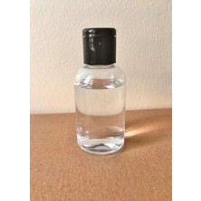 50 Adet 50 ml Boş Plastik Şişe OM61 Siyah Kapak