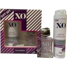 Xo Kadınlar Için Hediye Seti, Parfüm 50 Ml, Soft Deodorant 150 ml