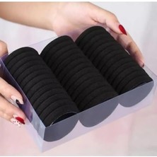 50'li Siyah Havlu Lastik Toka Seti, Kadın Çocuk Mandal Toka, Lastik Toka Seti, Toka Organizer, Toka, Kız Çocuk Toka, Toka Organizer