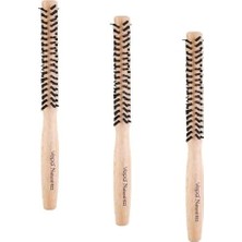 Vepa Natural Saç Fırçası 022 - Dayanıklı, Anti Statik, Doğal Düzleştirme (3 Paketi)